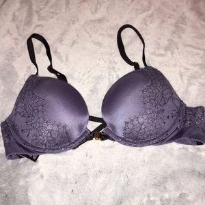 Plum 34A Cross Back Victoria Secret Push Up Bra